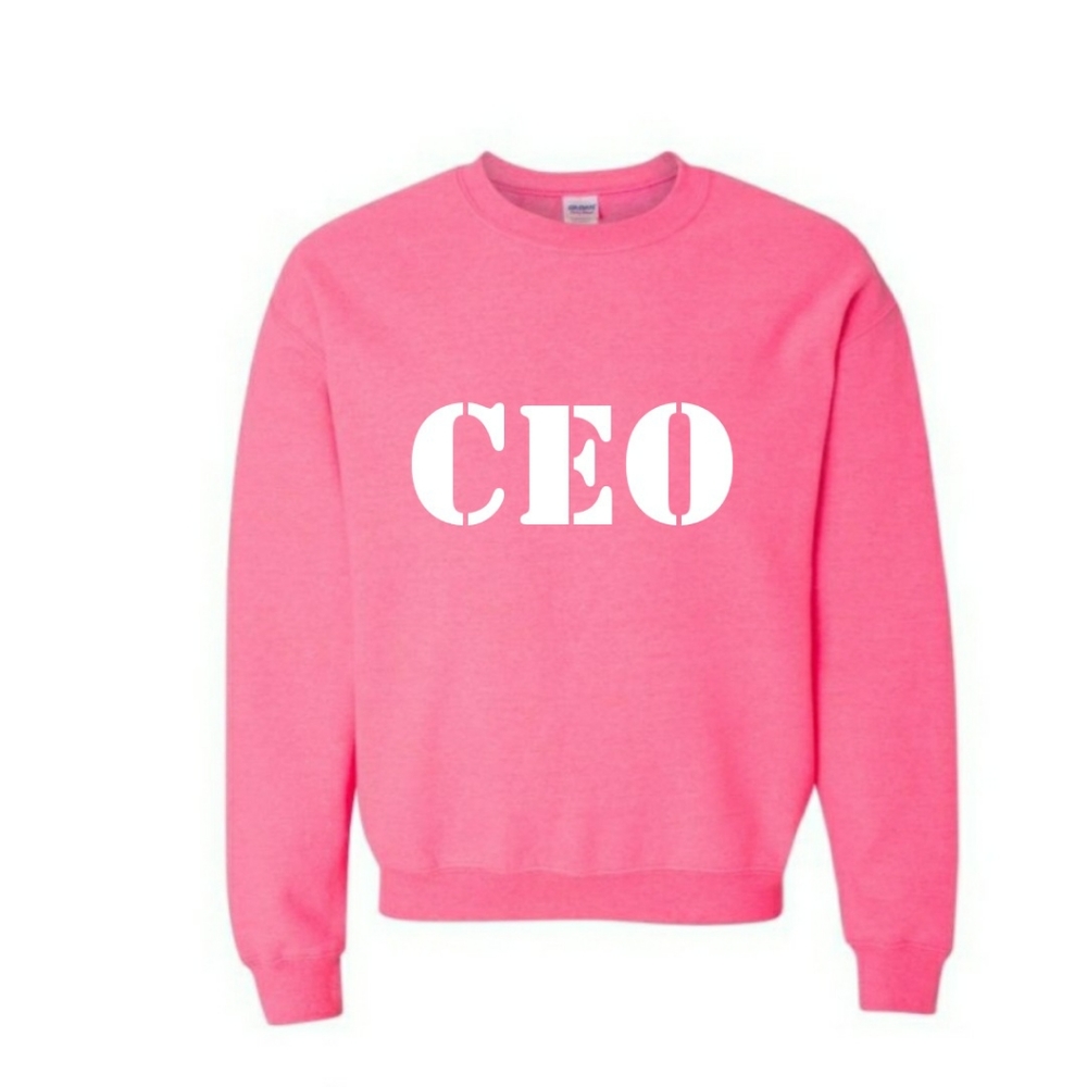 CEO SWEATSHIRT be ur own boss!! ANY SIZE ANY COLOR. HAND MADE CUSTOM